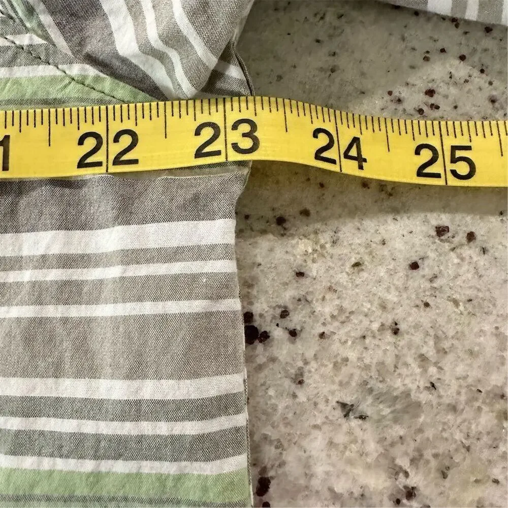 Columbia Men's Boulder Ridge Short Sleeve Striped Shirt Size L Multicolor - Picture 8 of 10